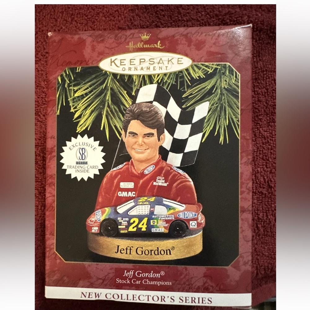 Jeff Gordon NASCAR Hallmark Keepsake Ornament 1997 Stock Car Champions Series